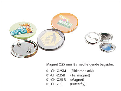 Badges 25 mm