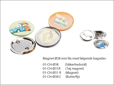 Badges 38 mm