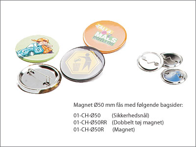 Badges 50 mm
