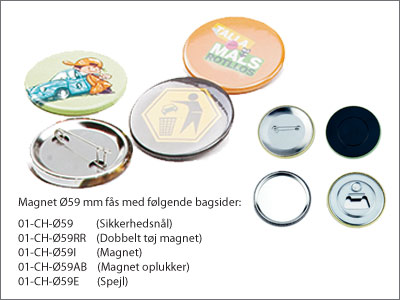 Badges 59 mm