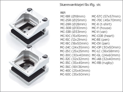 MC skarevarktoj til nogleri