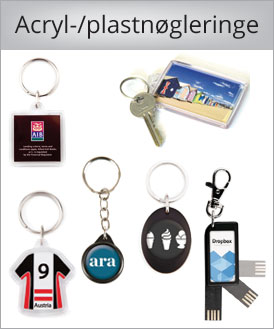 Acryl plast noegleringe
